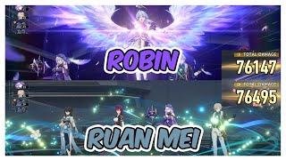 Robin vs Ruan Mei for DoT Team Comparison - Honkai Star Rail Robin