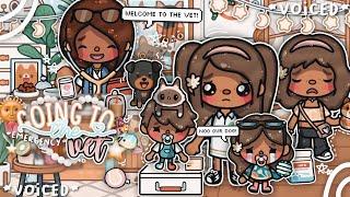 Going to the vet! *EMERGENCY VISIT* 🩹 || *VOICED* || Toca Boca Life World Roleplay ˖ ࣪ ⸝ ɞ