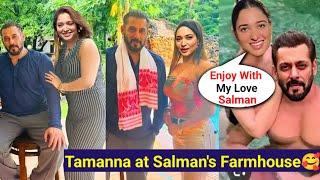 Salman Khan Romantic Moment's With Tamanna Bhatia At Farmhouse | Salman Khan's Luxurious Farm