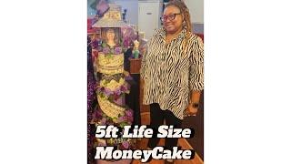 Step by Step Tutorial on a 5ft Life Size Money Cake