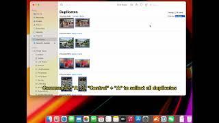 how to merge all duplicated photos with one click