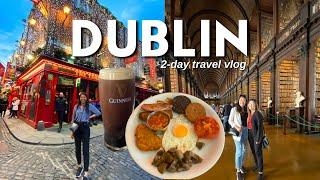 FIRST TIME TRAVELLING TO DUBLIN, IRELAND  // 2-Day Travel Vlog