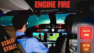 Citation Longitude Jet Type Rating Checkride! Full Motion Simulator