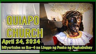 Quiapo Church Live Mass Today Wednesday April 24, 2024