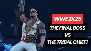 WWE 2K25 - Roman Reigns vs The Final Boss.. THE ROCK!