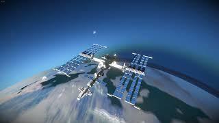 Space engineers ISS Orbit Timelapse Video