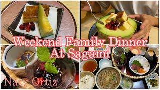 Weekend Family Dinner at Our Favourite Japanese Restaurant SAGAMI