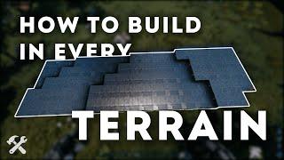 How to build snapped foundations in every terrain | Building tips | ARK Survival Evolved