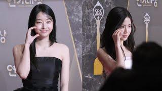 권아름 Kwon Areum, 이가연 Lee Ga Yeon 직캠: SBS 연기대상 레드카펫 포토월: 231229: 드라마 국민사형투표 / 낭만닥터 김사부 3