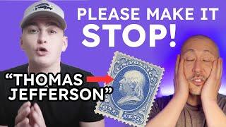 Couch Collectibles - Most Expensive Stamps (REACTION Video)