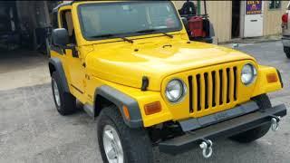 2006 Jeep Wrangler Yellow TJ EZCustom4x4