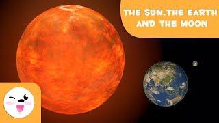 The Sun, Earth, and Moon - Solar System for Kids