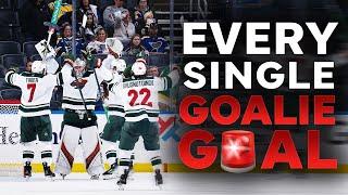 ALL of the GOALIE GOALS from Billy Smith to Filip Gustavsson | NHL