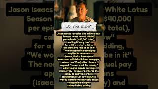 Jason Isaacs revealed The White Lotus Season 3 cast earned $40,000. #thewhitelotus #ellefanning