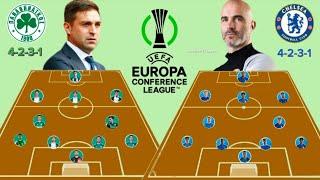 CHELSEA VS PANATHINAIKOS PREDICTED LINE UP IN UEFA CONFERENCE LEAGUE 24/25 - 2ND MATCH