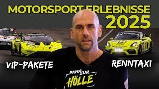 24h Rennen Nürburgring 2025 VIP Pakete  + Taxifahrten Porsche Cayman GT4 Rennwagen