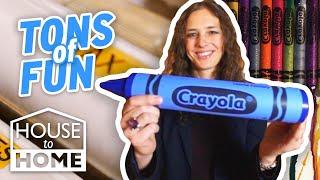 How Crayola Makes Their Signature Crayons! | Home Factory | House to Home