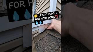 ️Long term damage from RAIN. No flashing at #roof #shortvideo #shorts #youtubeshort #rain #water