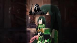 Stu made a horrible mistake bringing Tsuyu #ghostface #meme #scream #mha #tsuyuasui #froppy #shorts