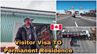 Can you do Trucking on VISITOR VISA? || Visitor visa to Work visa process || Fees || Vipan kataria