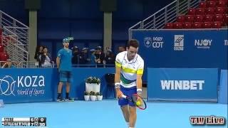 Roberto Bautista Agut Vs Cedrik Marcel Stebe SOFIA 2017 Highlights