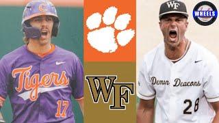 #2 Clemson vs #12 Wake Forest (Great!) | G2 | 2024 College Baseball Highlights