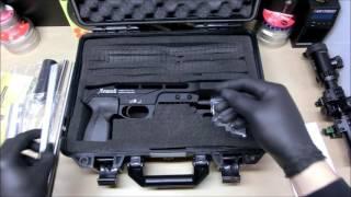 Edgun Leshiy unboxing all 6 barrels 3x250mm 3x350mm  .177  .22  .25