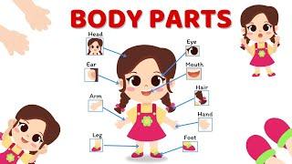 Bé học Tiếng Anh về chủ đề Bộ phận cơ thể | Body Parts in English