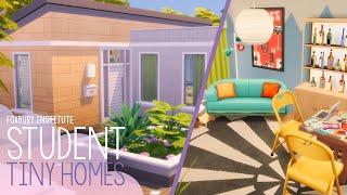 "Foxbury Quad" University Tiny Homes | The Sims 4 Stop Motion Build | NoCC