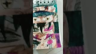 How to make the drawing of Sakura ##shortsvideo##kt