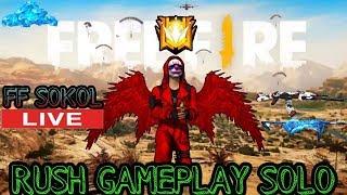 FREE FIRE LIVE RUSH GAME PLAY SOLO FASTER PLAYER