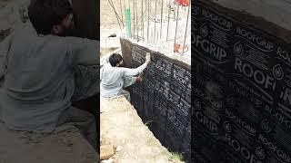 How waterproof sheeting is applied to basement walls | aamirjavedtechnical |
