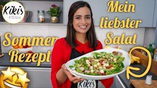 Ich zeige euch meinen liebsten Salat / Honig Senf Dressing - Rezept / Leichte Sommer Rezepte