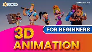 3D Animation in Blender For Beginners Complete Course - Hindi/Urdu | Learn Axis | Blender Animation