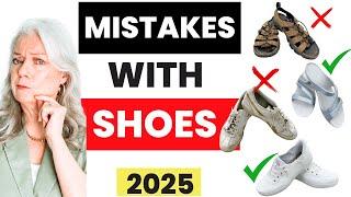 8 Mistakes Wearing Shoes Fashion & Style Tips Women Over 50 & 60