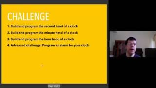 Coder Shah's EV3 Challenges 1: Clock