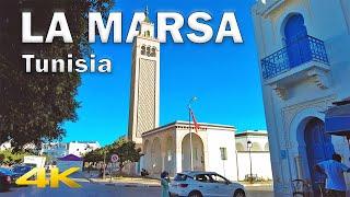 Beautiful La Marsa / المرسى  Full Walking Tour【4K – 60fps】