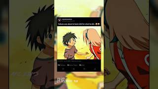WHEN SAKURA DECIDED TO KILL A KID  #anime #shorts #naruto #sakura #edit