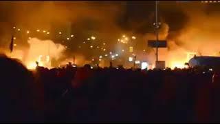 Гімн України на палаючому Майдані!!!