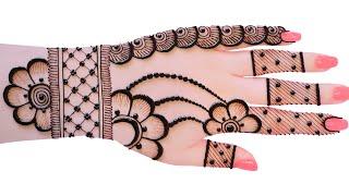 easy top Arabic mehndi design-weddingDulhan special #mehndidesign-simple#henna #madhi#eid #mehandi