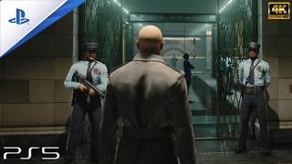 (PS5) HITMAN 3 - New York, Bank Heist - Cinematic Run [4K 60FPS]