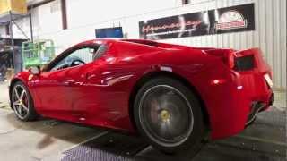 Ferrari 458 Spider by Hennessey - Stock Baseline Dyno Testing