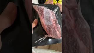 Unboxing fancy beef from Senpai Kai!