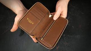 Leather Zipper Wallet Pt 3- (Preview)- Online Fine Leathercraft Courses