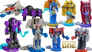 Transformers ONE Robot Battlers Starscream and Alpha Trion! All 7 figures. Watch them fight!