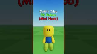 Making Roblox Mini Noob Outfit Idea 