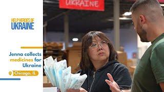 An American Jenna collecting medicine supplies for the Ukraine | Help Heroes Of Ukraine