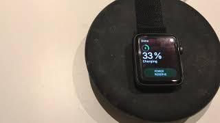 Apple Watch Qi wireless charging experiment with Samsung Convertible Charging Pad