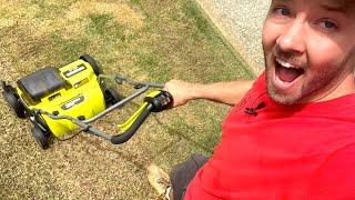 Destroying my lawn with 2 cheap scarifiers/dethatchers RYOBI vs DRAPER