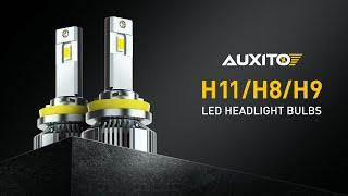 AUXITO 2023 Newest H11 H8 H9 LED Headlight Bulbs 120W 24000 Lumens 700% Brighter 6500K Cool White